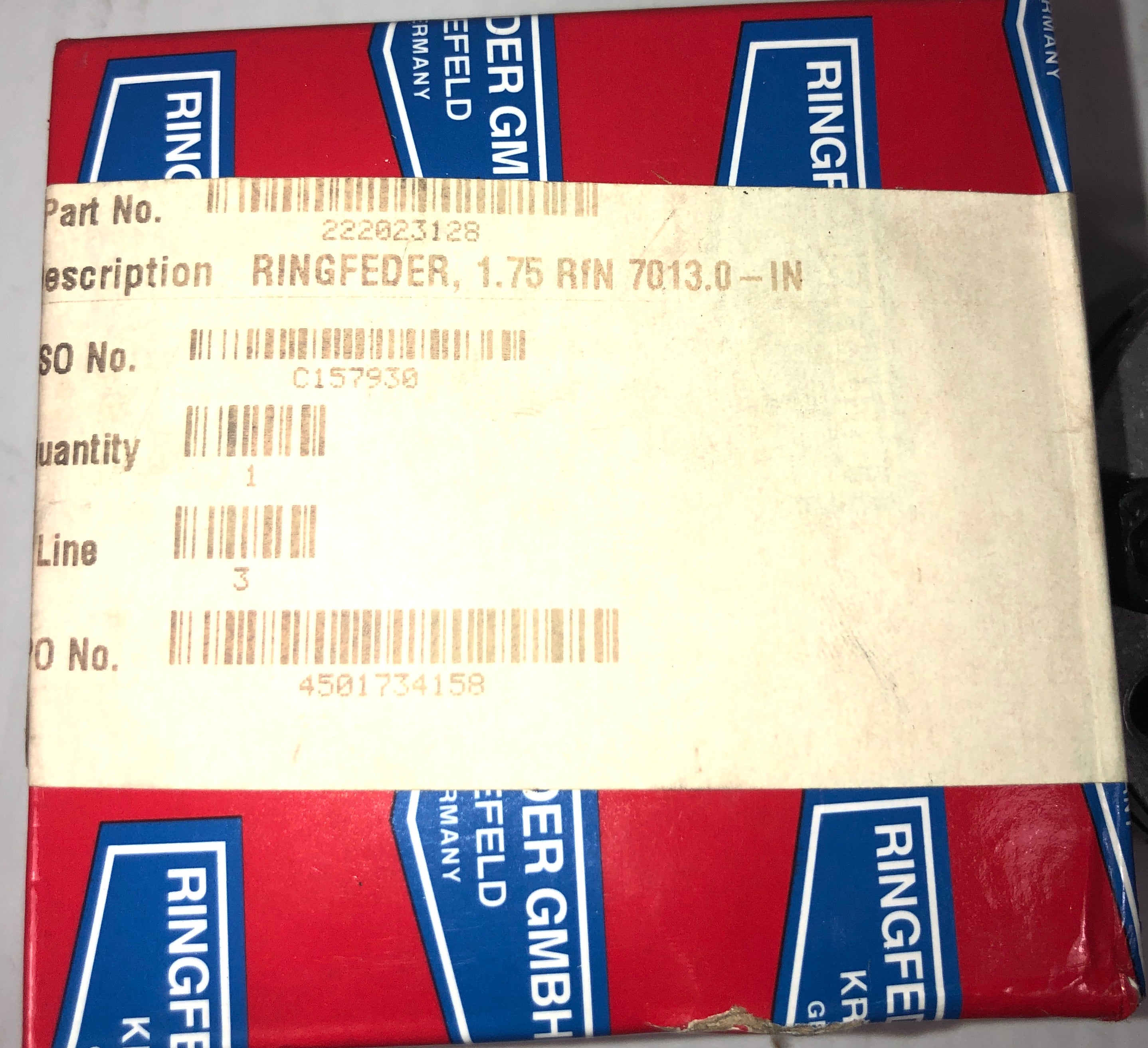 Krefield RFN 7013 Bearing Ringfeder 222023128