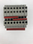 Phoenix UT 4-TWIN Terminal Block 600V 4mm² 30A - Lot of 8