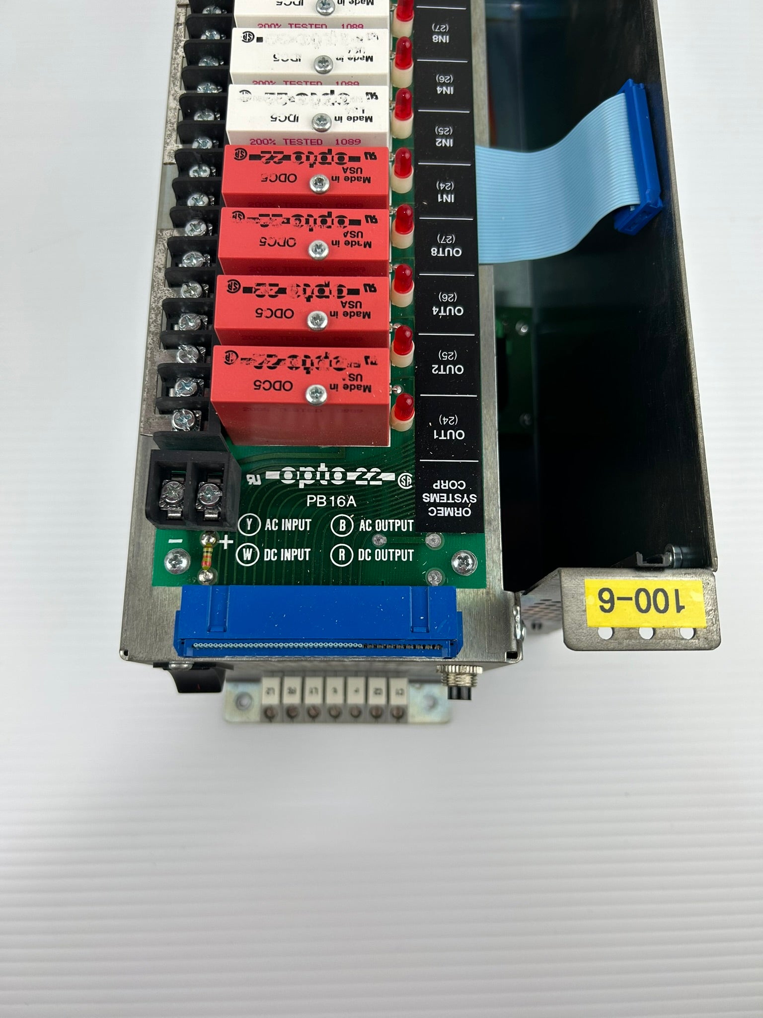 Ormec Servo Drive Module PB16A Circuit Board with IDC-5 ODC-5 Relays