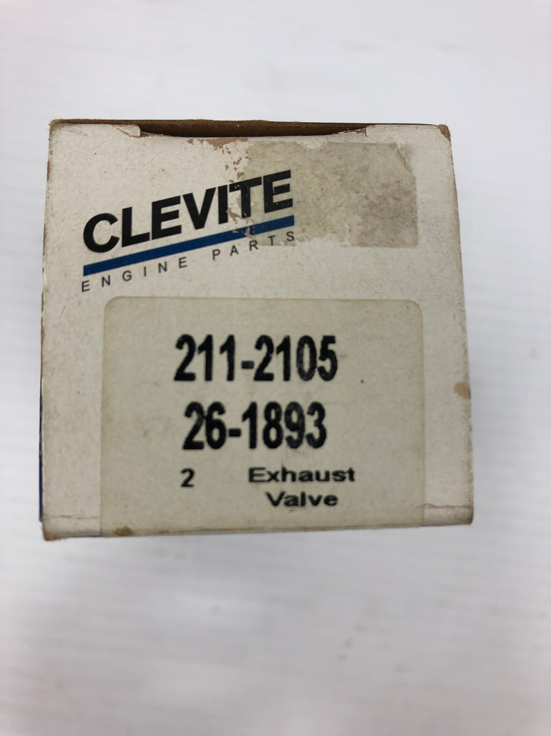 Clevite 2112105 Engine Exaust Valve 211-2105 (2)