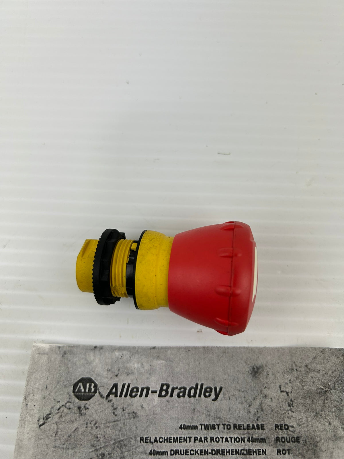 Allen-Bradley 800FP-MT44 Red Push Button E-Stop - Lot of 3