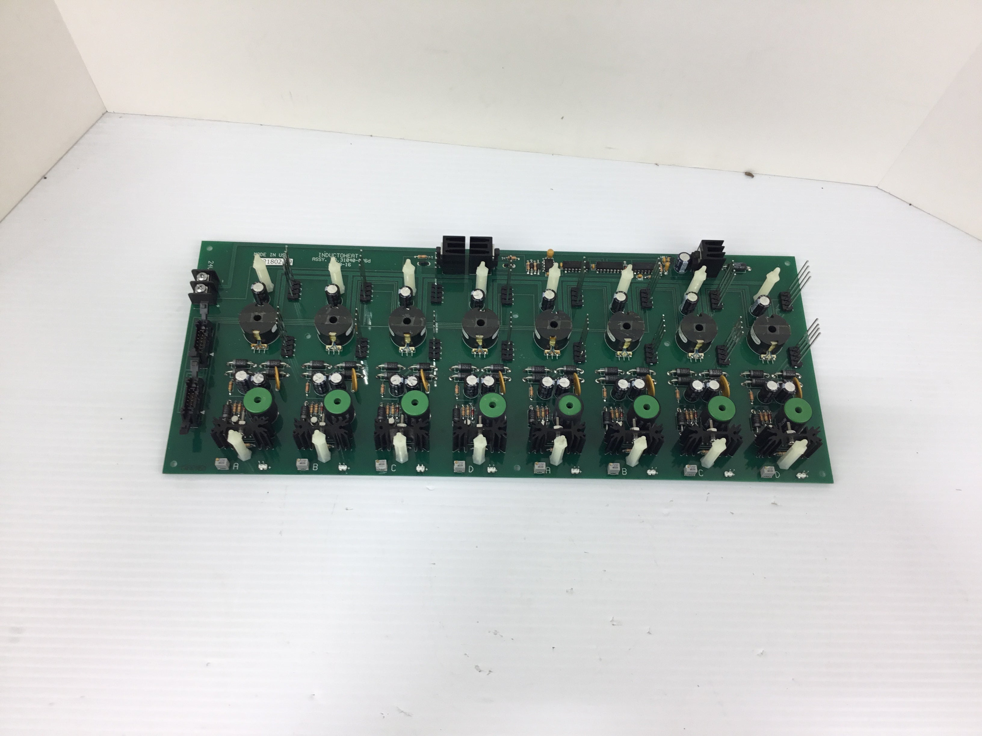 Inductoheat 31040-026D I21802-19 Industrial Control PCB Circuit Board 24VDC
