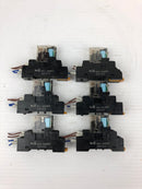 OMRON G2R-2-SND Relay with 0856C Base 5A250V Lot of 6