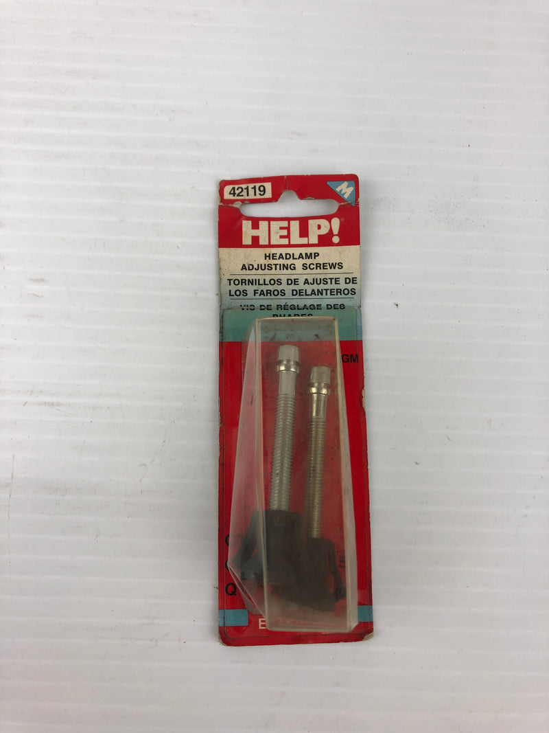 HELP! 42119 Headlamp Adjusting Screws - For GM