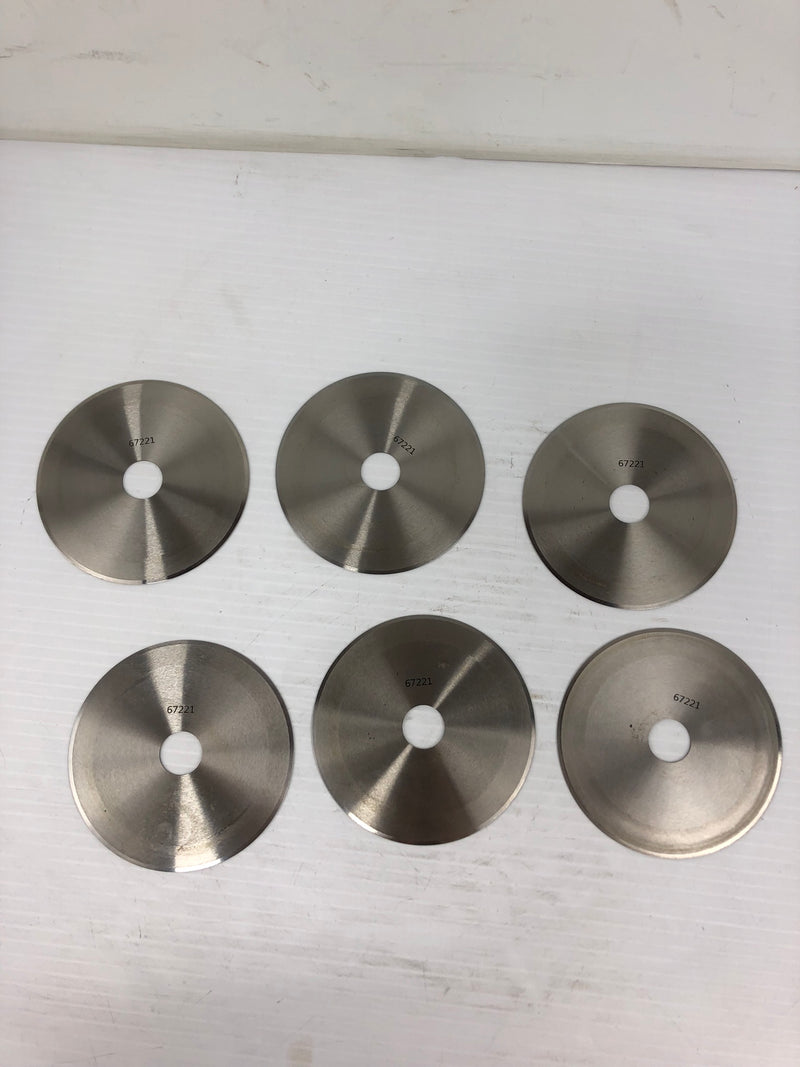 67221 Disc Blade 4" OD 3/4" ID - Lot of 6