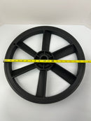 Fan Pulley Wheel Double Groove 19-1/2" OD x 2" W x 1-1/2" bore / 1-3/4" w/keyway