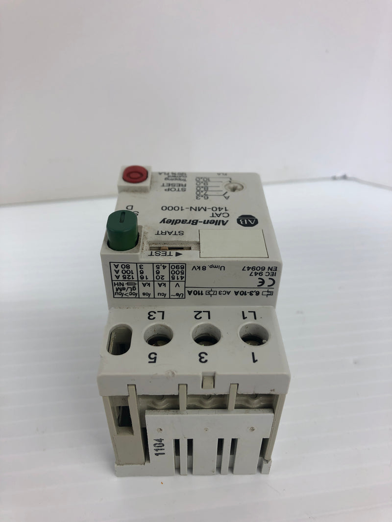 Allen-Bradley 140-MN-1000 Motor Starter Ser. D