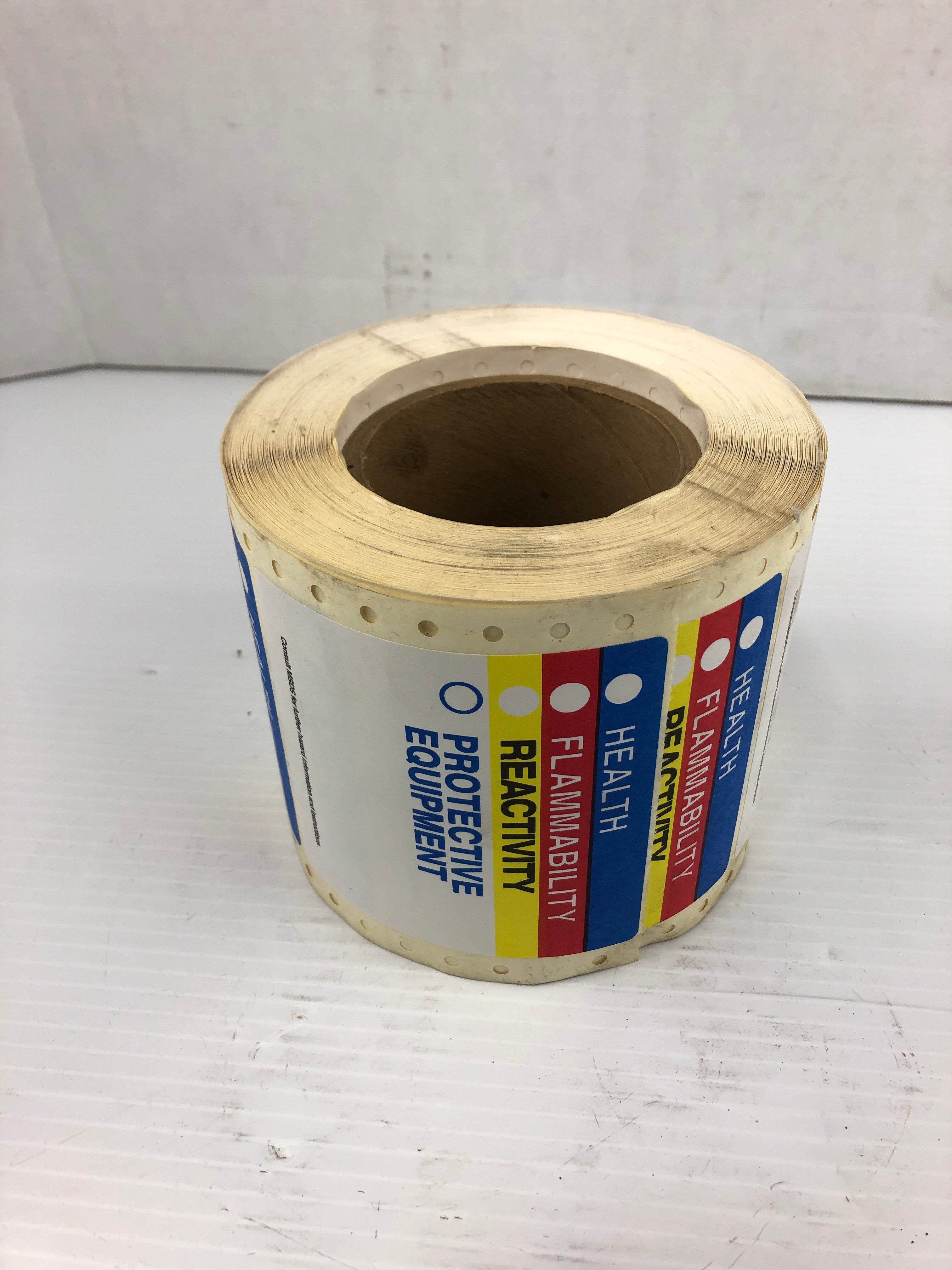Lab Safety Supply 20036 "Health Flammability Reactivity" Sticker Roll