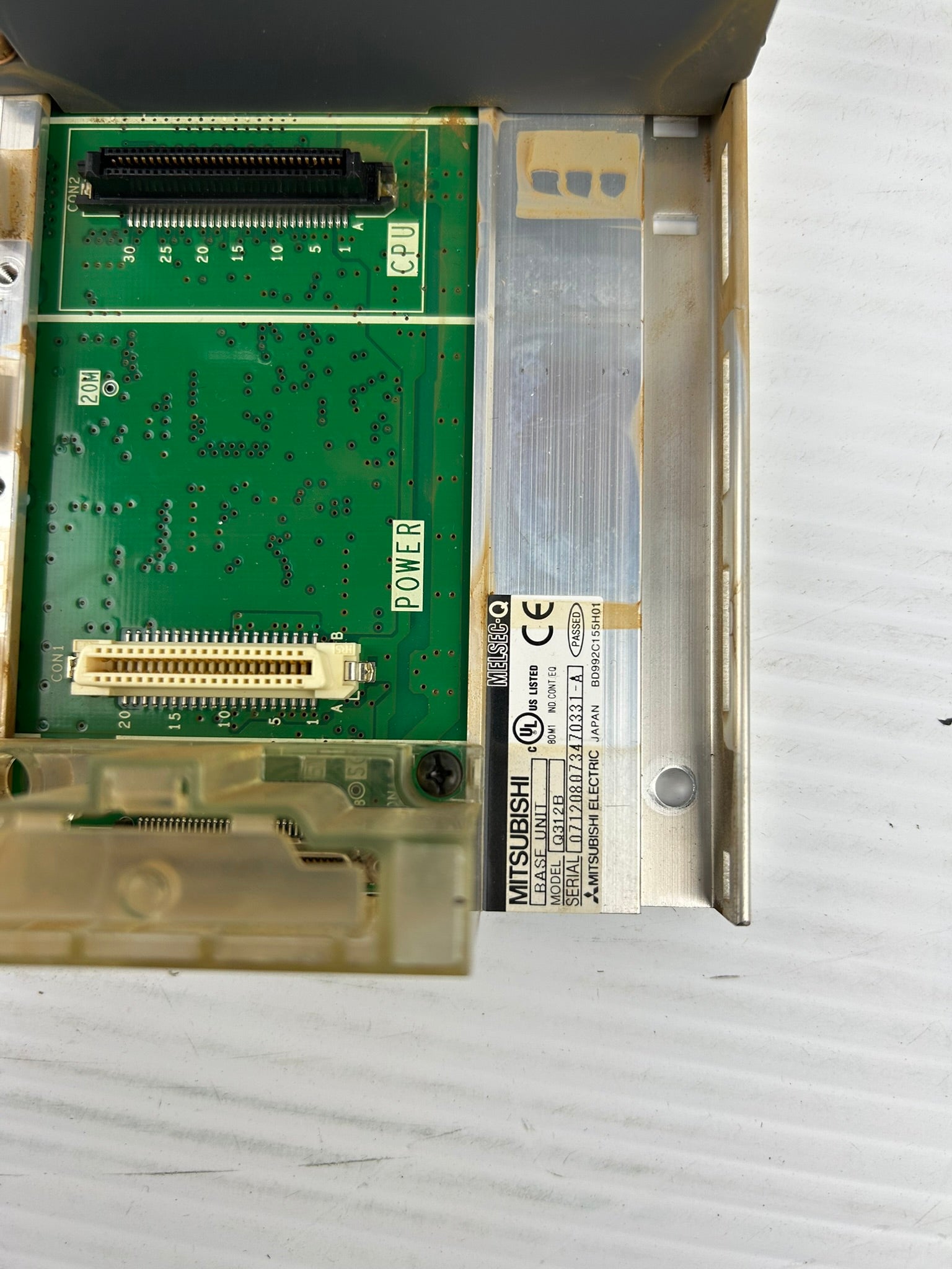 Mitsubishi Q312B Melsec-Q Base Unit Model with QX41 Input PLC Module