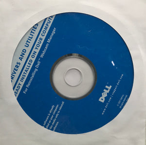 Drivers and Utilities Disc Dell Webcam Manager