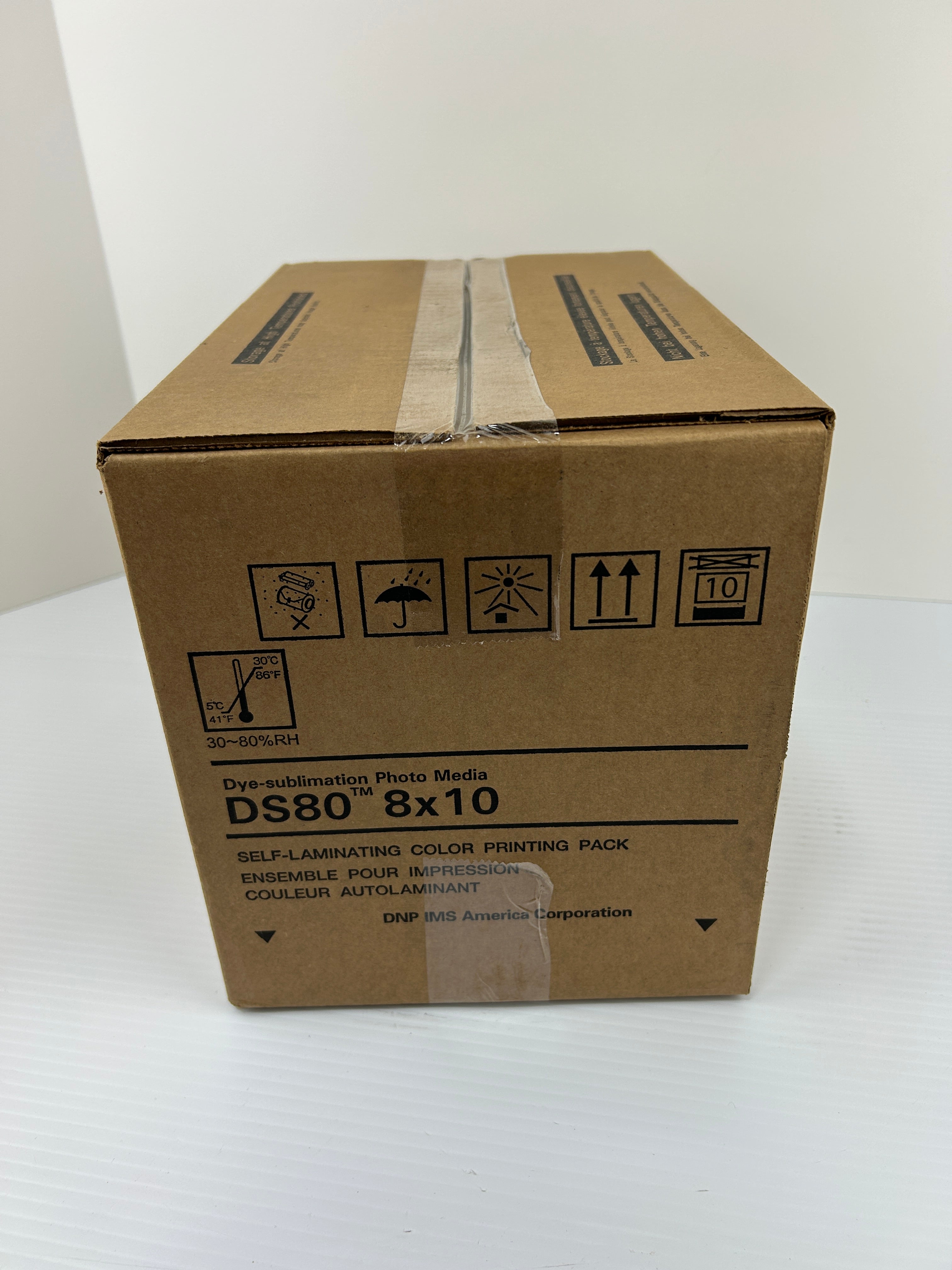 DNP DS80 8x10" Print Kit DS80PK810 Dye-Sublimation Photo Media Color - Case of 2