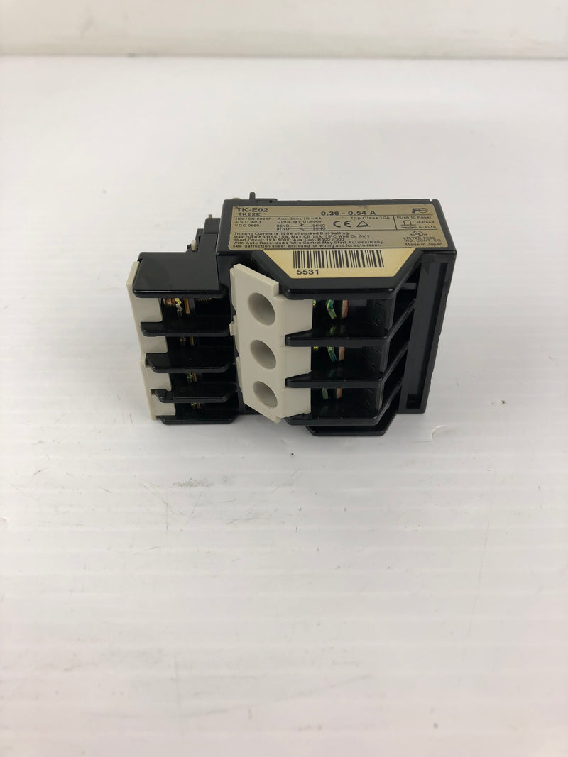 Fuji Electric TK-E02 Thermal Overload Relay