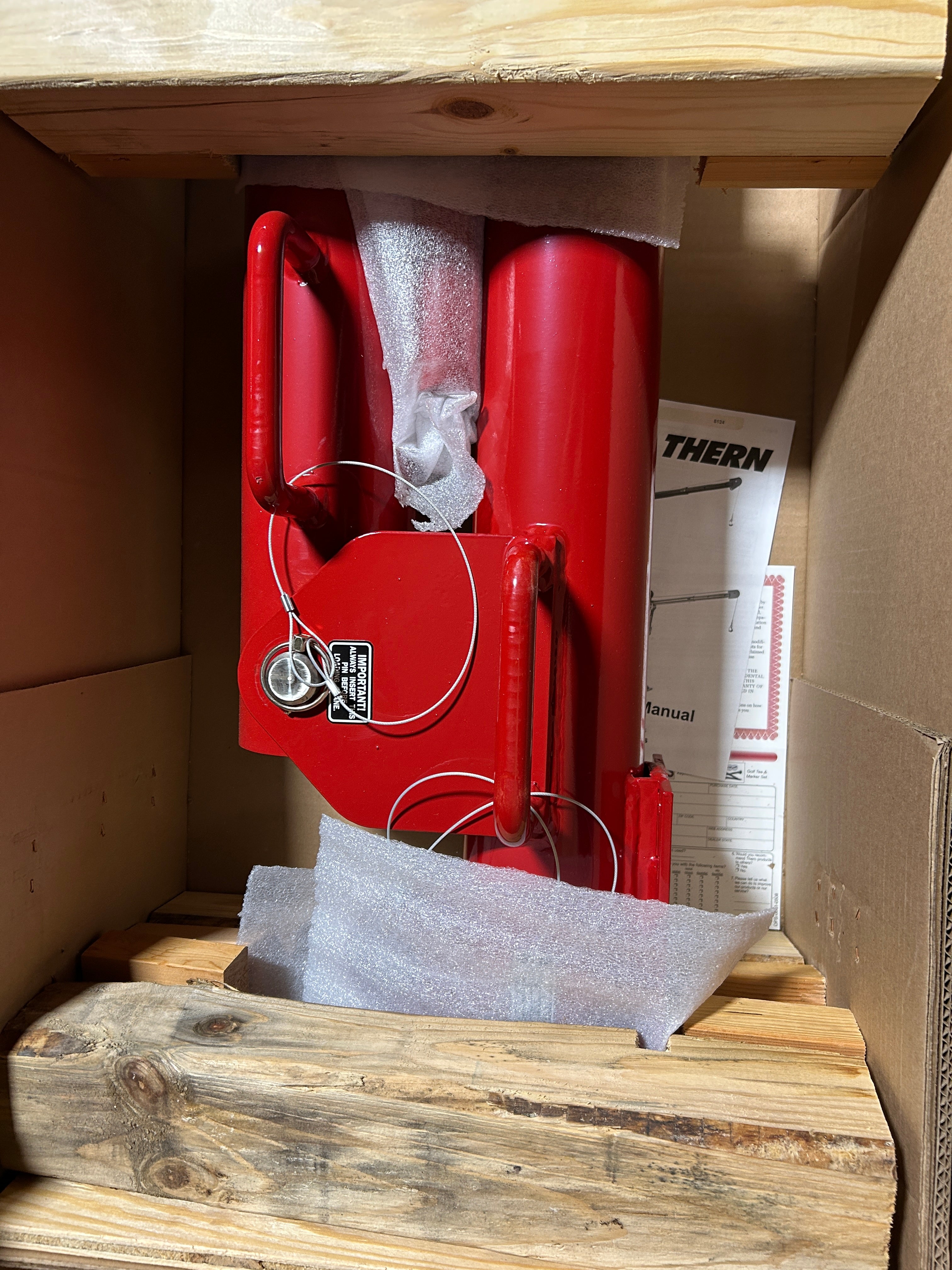 Thern 5124 Portable Davit Crane Boom Fusibond Sub Assembly Red