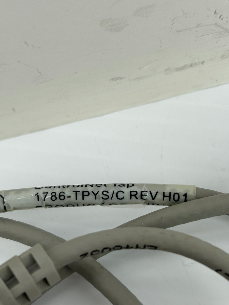 Allen-Bradley 1786-TPYS ControlNet NN94 Y-Tap Cable Series C Rev H01 3'5"