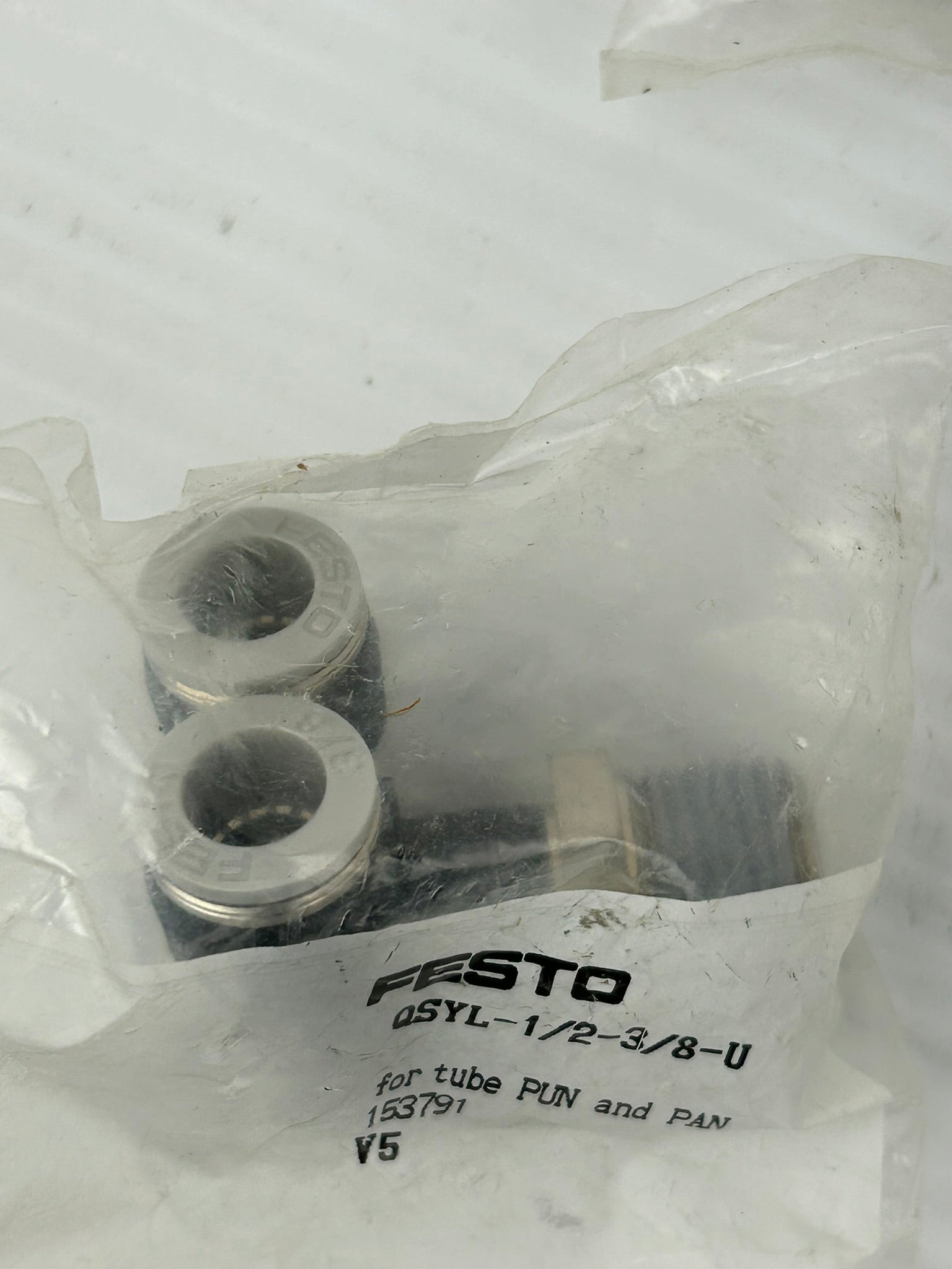 Festo QSYL-1/2-3/8-U Fitting - Lot of 9