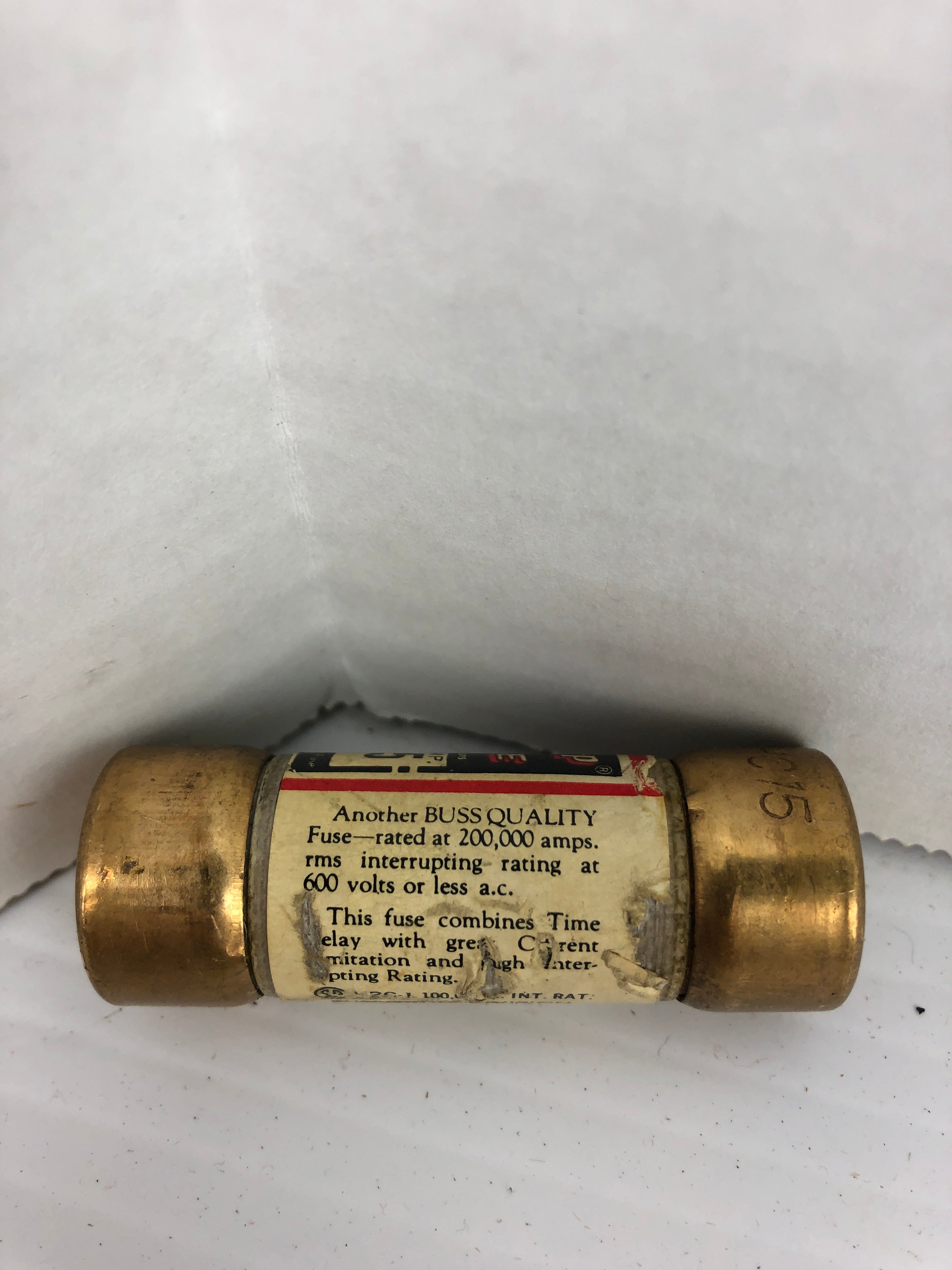 Hi-Cap JHC15 Time Delay Fuse Class J 600V 15A