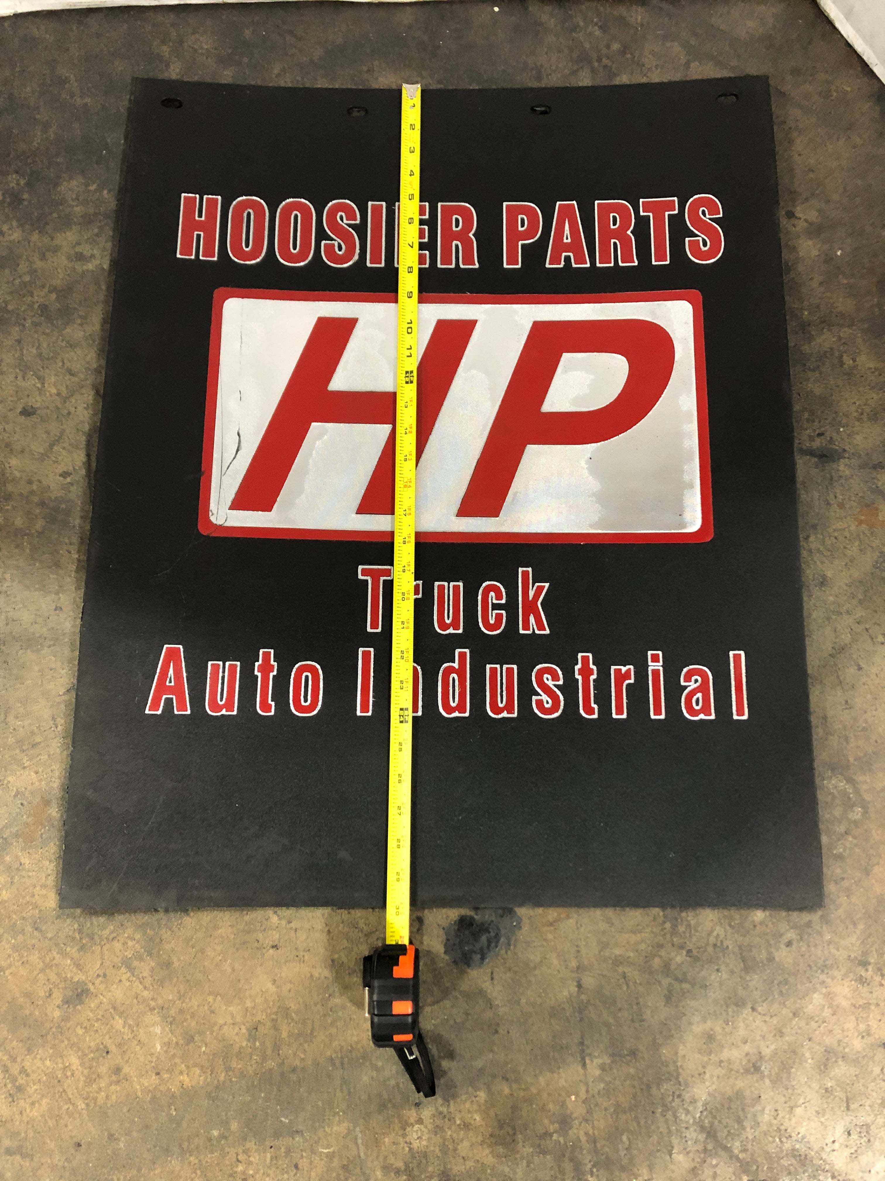 Hoosier Parts K213-296 Semi Truck Mud Flaps Tractor Trailer 24" x 30" Vintage