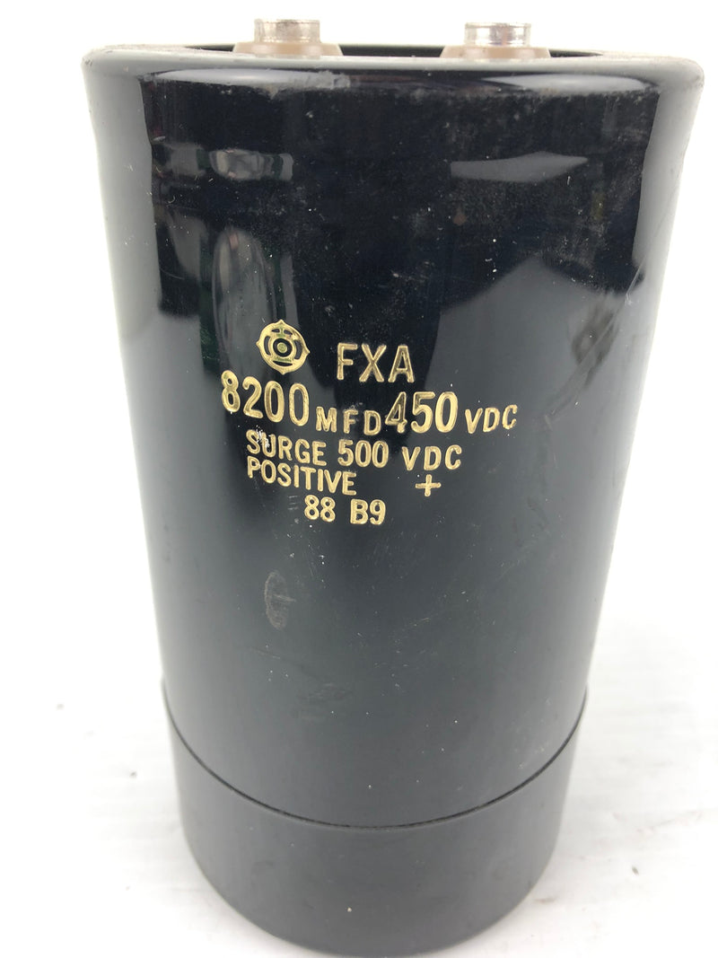 Hitachi FXA Capacitor 8200 MFD 450 VDC