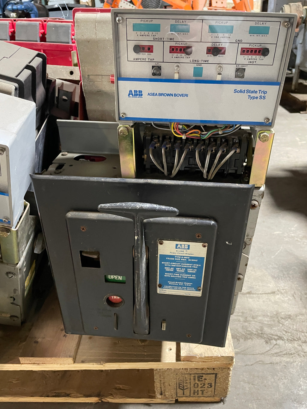 ABB K-600S K-Line Power Circuit Breaker 600A 50/60 Hz 600VAC K600S with ...