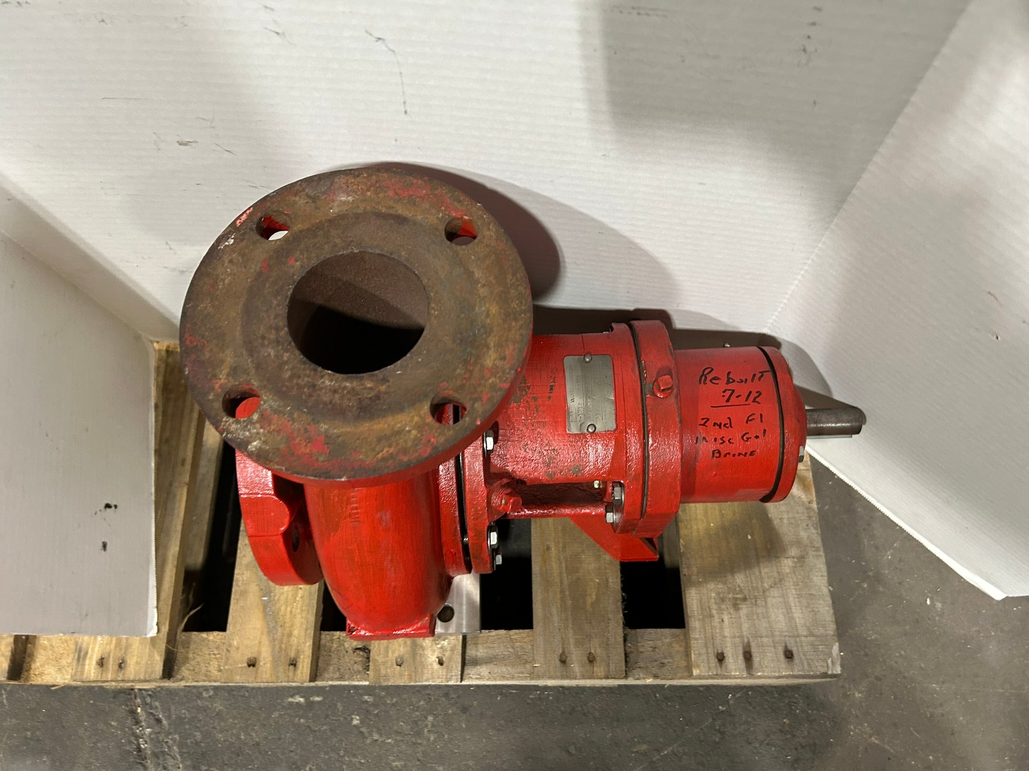 Worthington D-1012 Centrifugal Pump 4X3X6 Material DI 275 PSI 6.25 Imp. Dia.