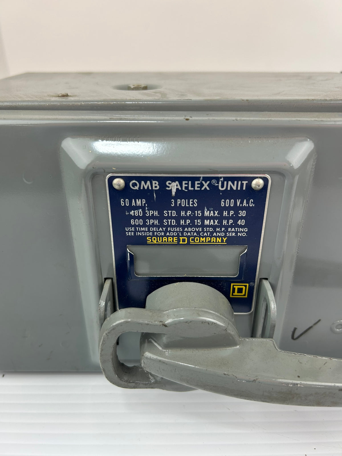 Square D QMB Saflex Twin Switch QMB-3606-T 60 Amp