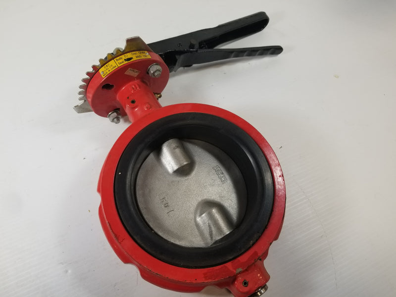 C&C Butterfly Valve 5" DI CF8M ANSI150