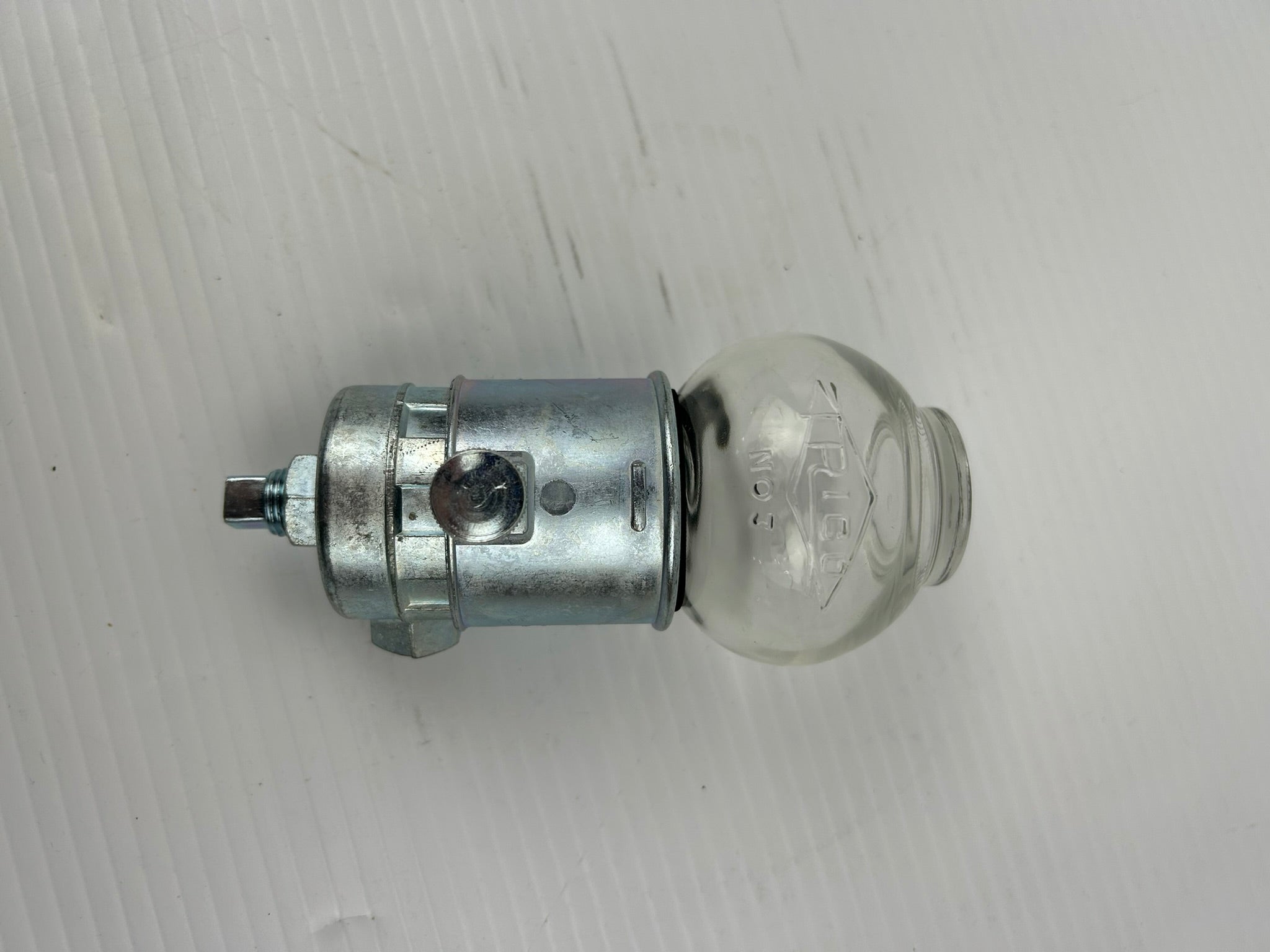 Trico 30003 Glass Opto-Matic Type #3 Constant Level Oiler 1/4 NPT Outlets