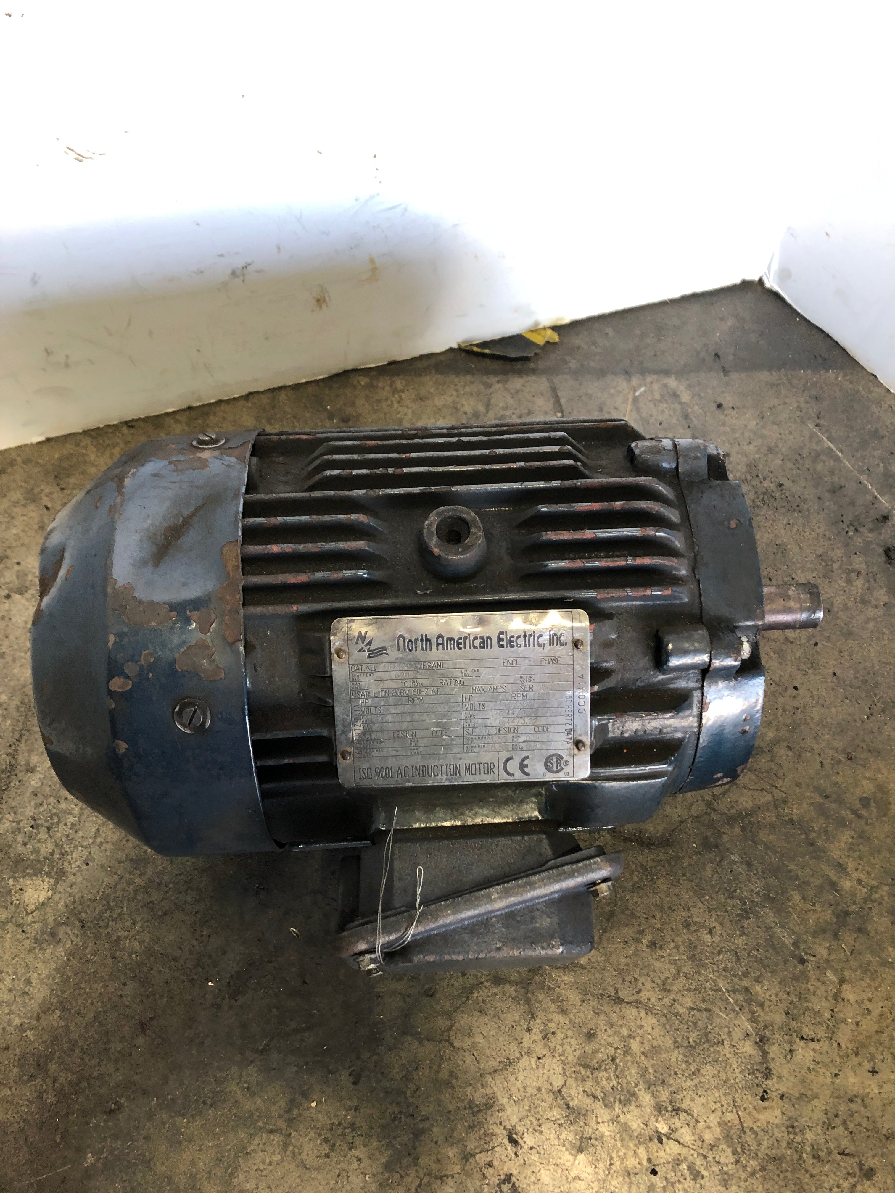 North American Electric M1802C AC Induction Motor 2 HP 3PH 145TC 1425/1751 RPM