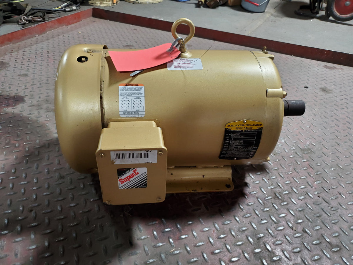 Baldor Reliance EM3708T Super-E Motor 5HP 1160RPM 215T 3PH 208-230/460V