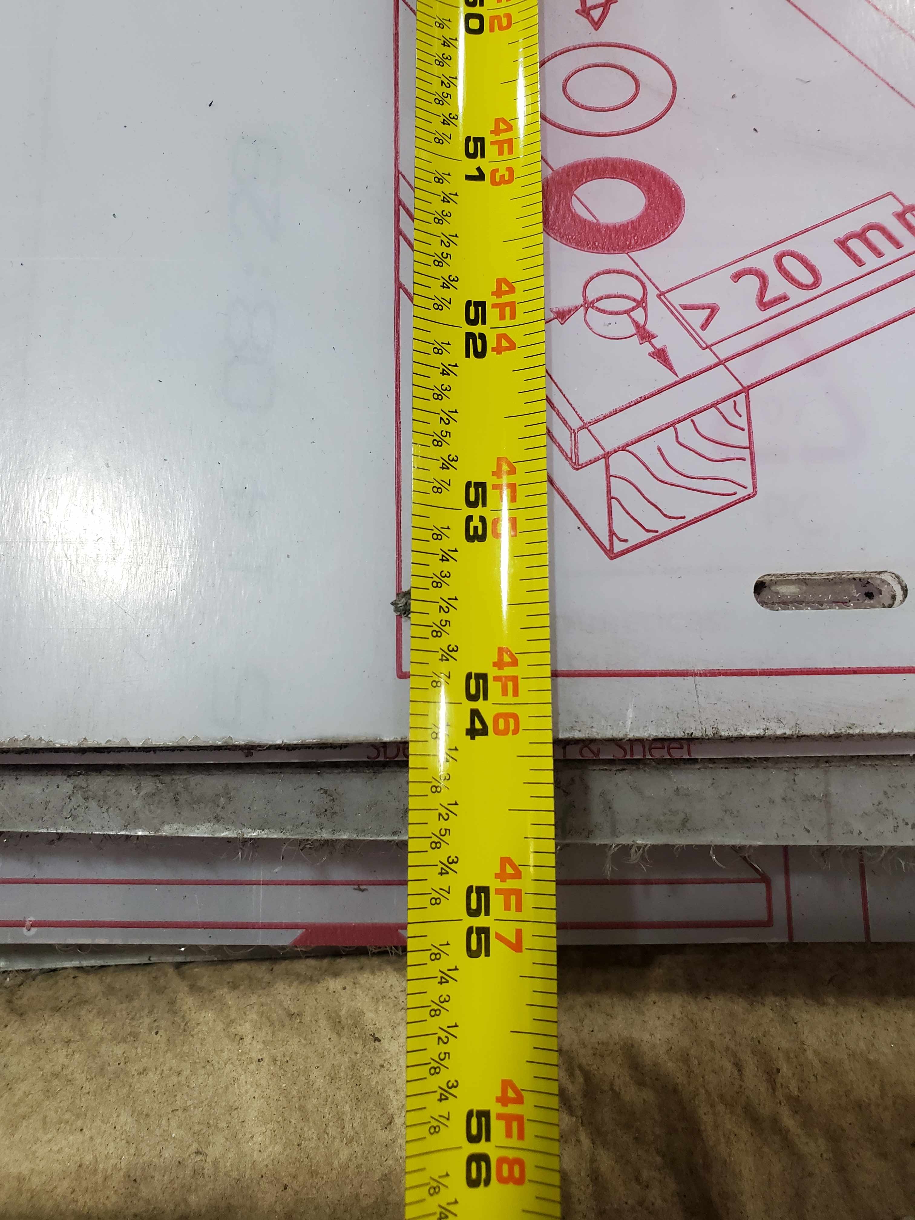 Sabic Innovative Plastics Lexan Polycarbonate Sheet 54" x 38" x 0.315"