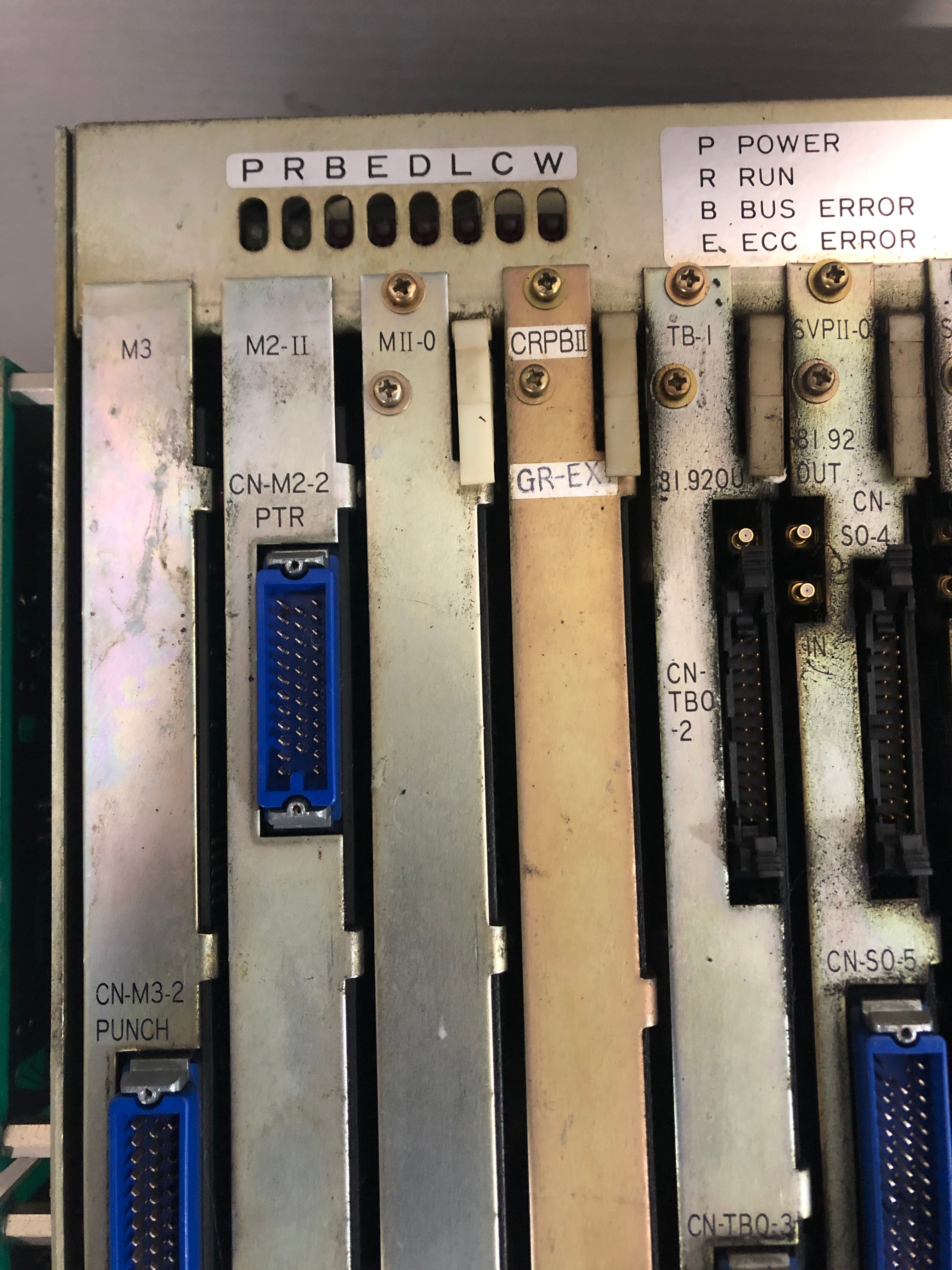 Okuma Circuit Board Assembly PLC Rack 17 Slots / 10 Boards M3 M2-II MII-0