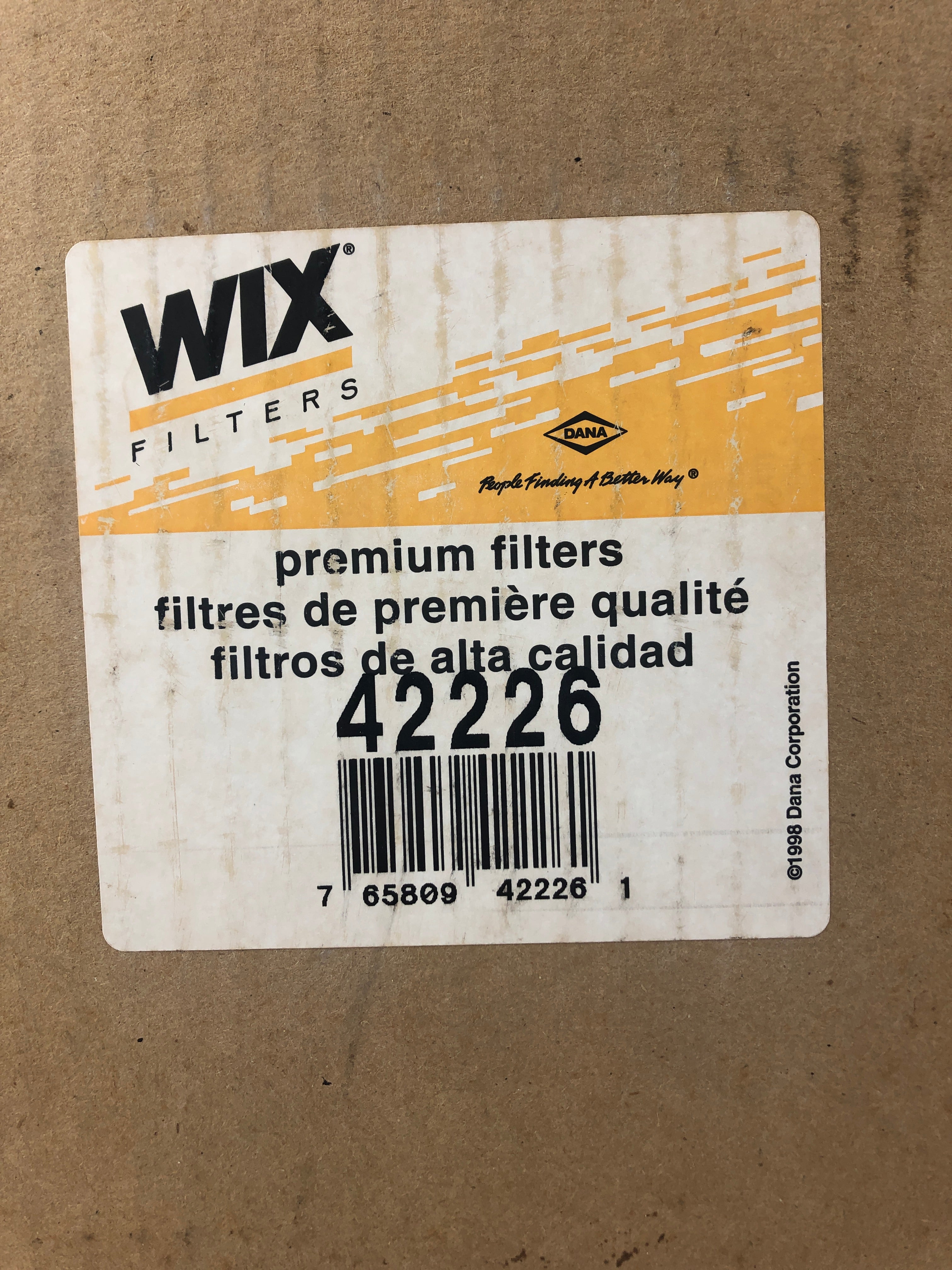 Air Filter Wix 42226