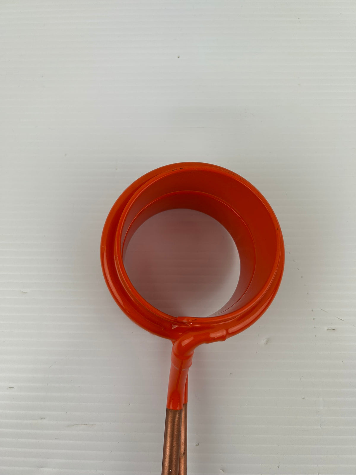 High Frequency Copper Tube Induction Heating Coil for Welding TT1-3.150L Orange