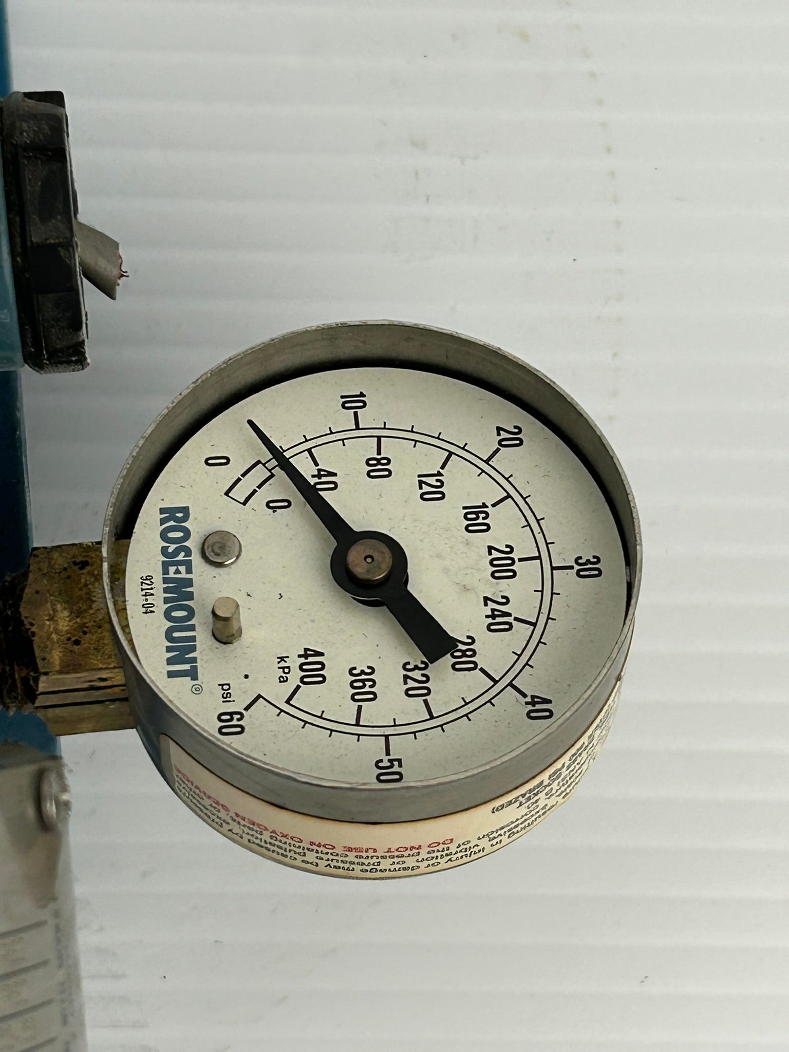 Rosemount 3311DS1J1B1 Pressure Transducer with Pressure Side Gauge 0-60 PSI