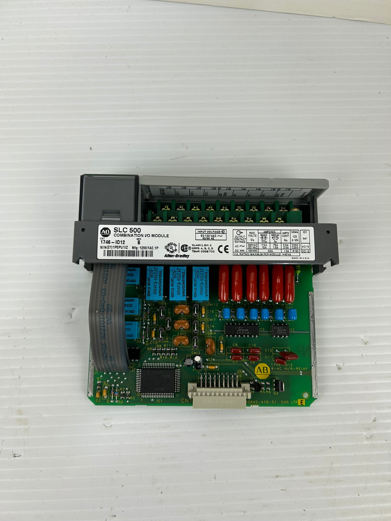 Allen Bradley 1746-IO12 Input/Output Module Series B SLC500 - Ships from US
