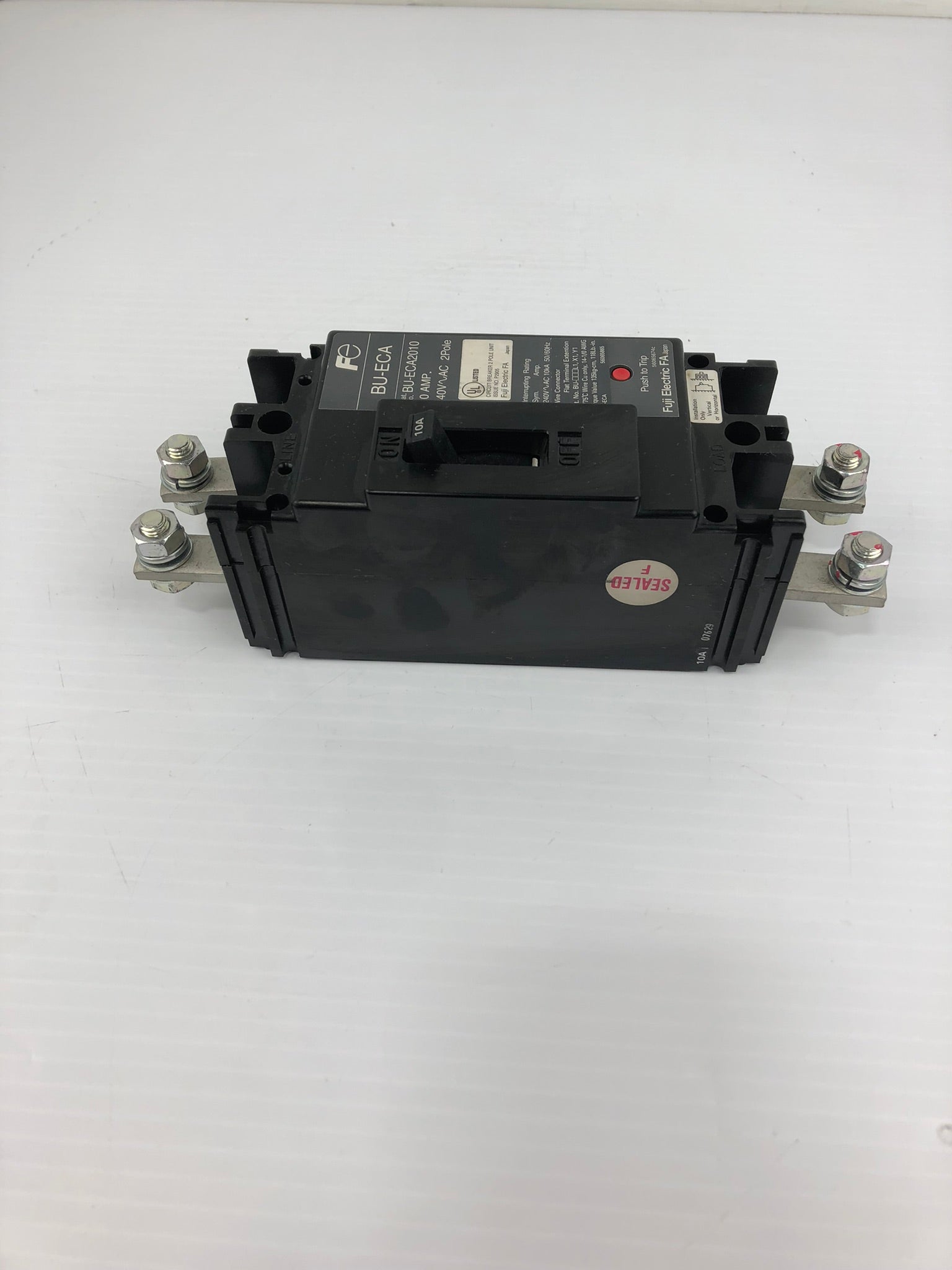 Fuji Electric BU-ECA2010 Circuit Breaker 10A 240V 2 Pole