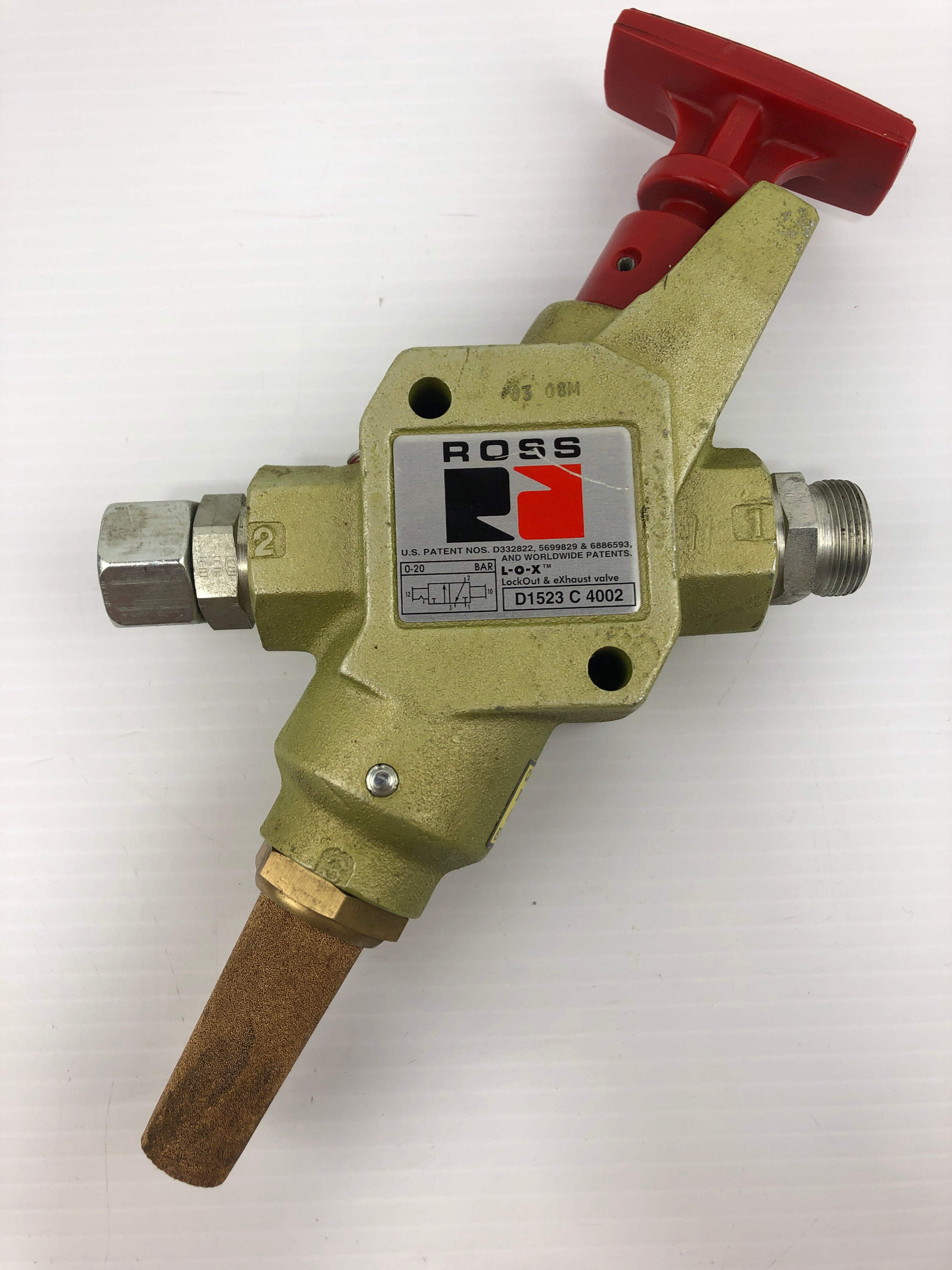 Ross D1523 C 4002 L-O-X Lockout and Exhaust Valve