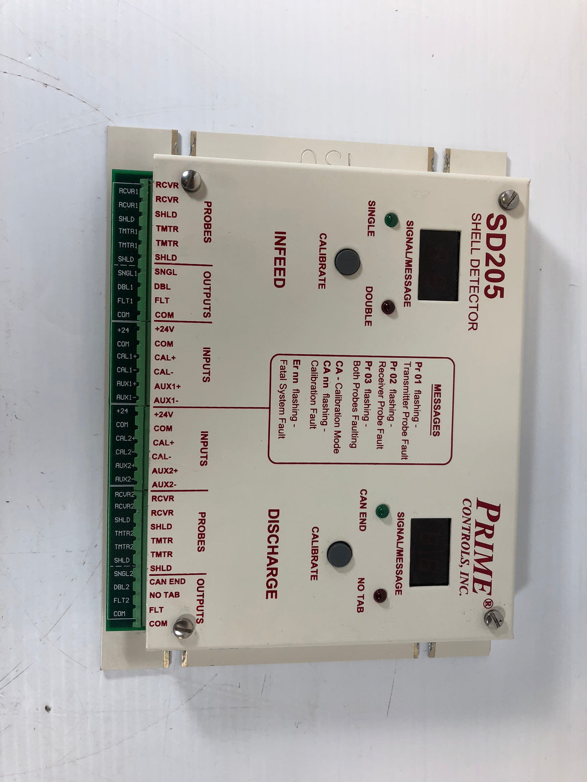 Prime Controls SD205 Shell Detector Module