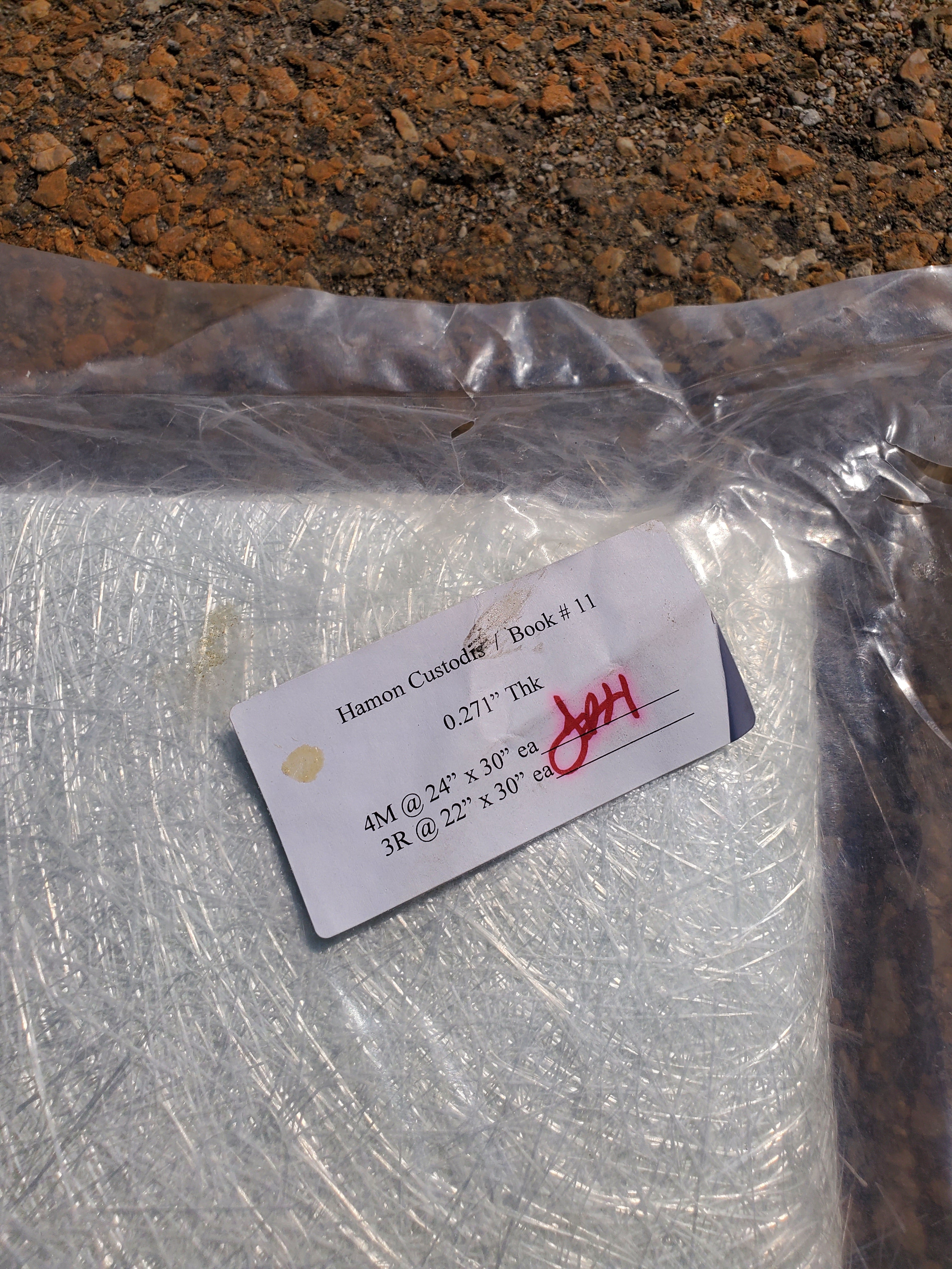 Book # 11 Fiberglass Insulation Blanket 0.271" Thick 4M @ 24" x 30"