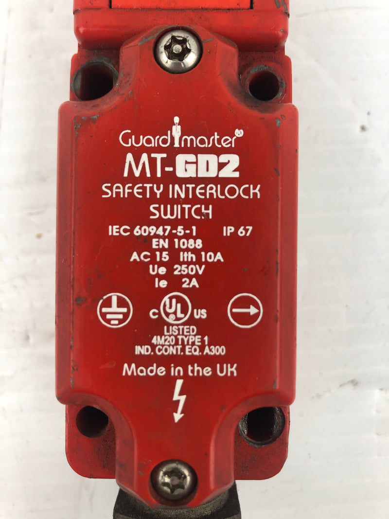 Allen Bradley Guard Master MT-GD2 Safety Interlock Switch 250V 2A