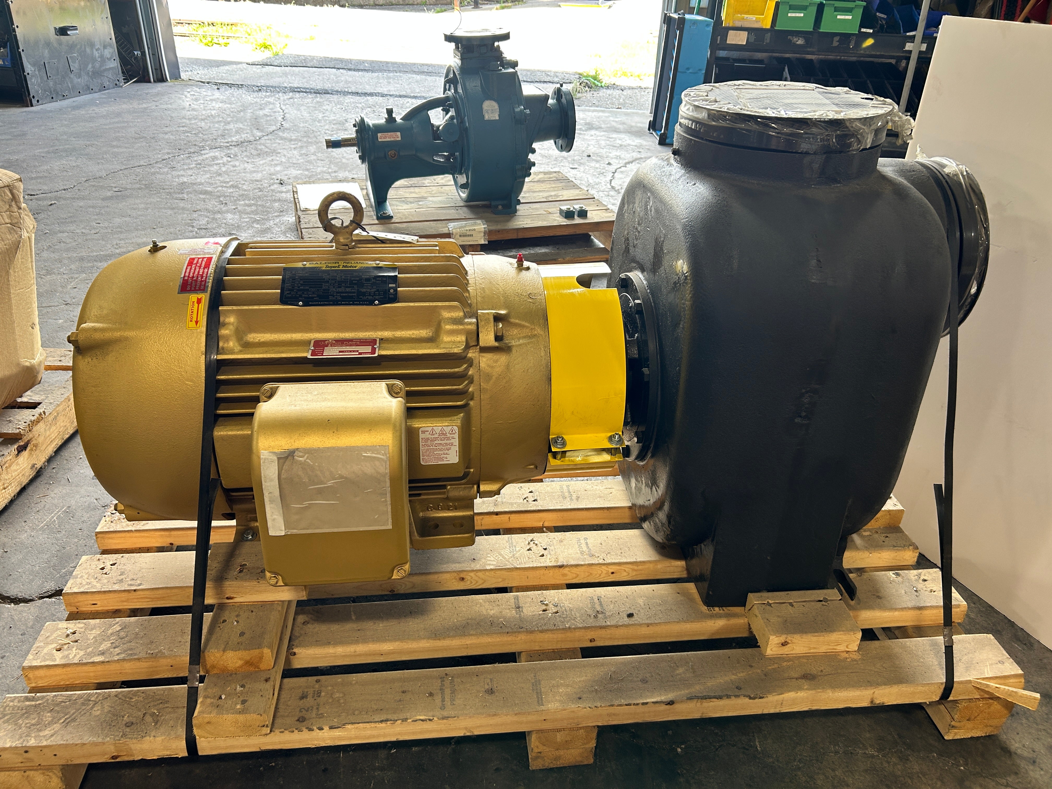 Gusher SP6X6-10SEH-CC-A 6x6 Centrifugal Pump Baldor EJPM4110T 40HP 3PH 230/460V