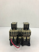 Mitsubishi S-N10 Magnetic Contactor UN-AX2 Auxiliary Contact Block - Lot of 2