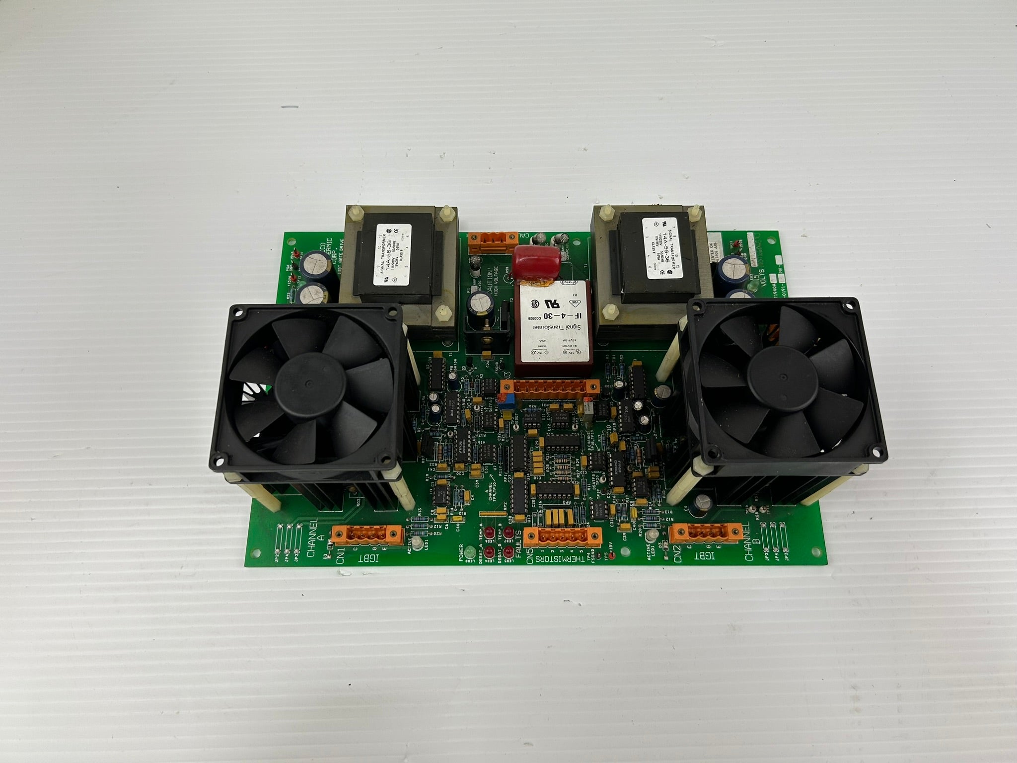 Ajax Tocco SC#71940A Dual Channel Power Supply Control Board ASSY#G-02-0191-MK
