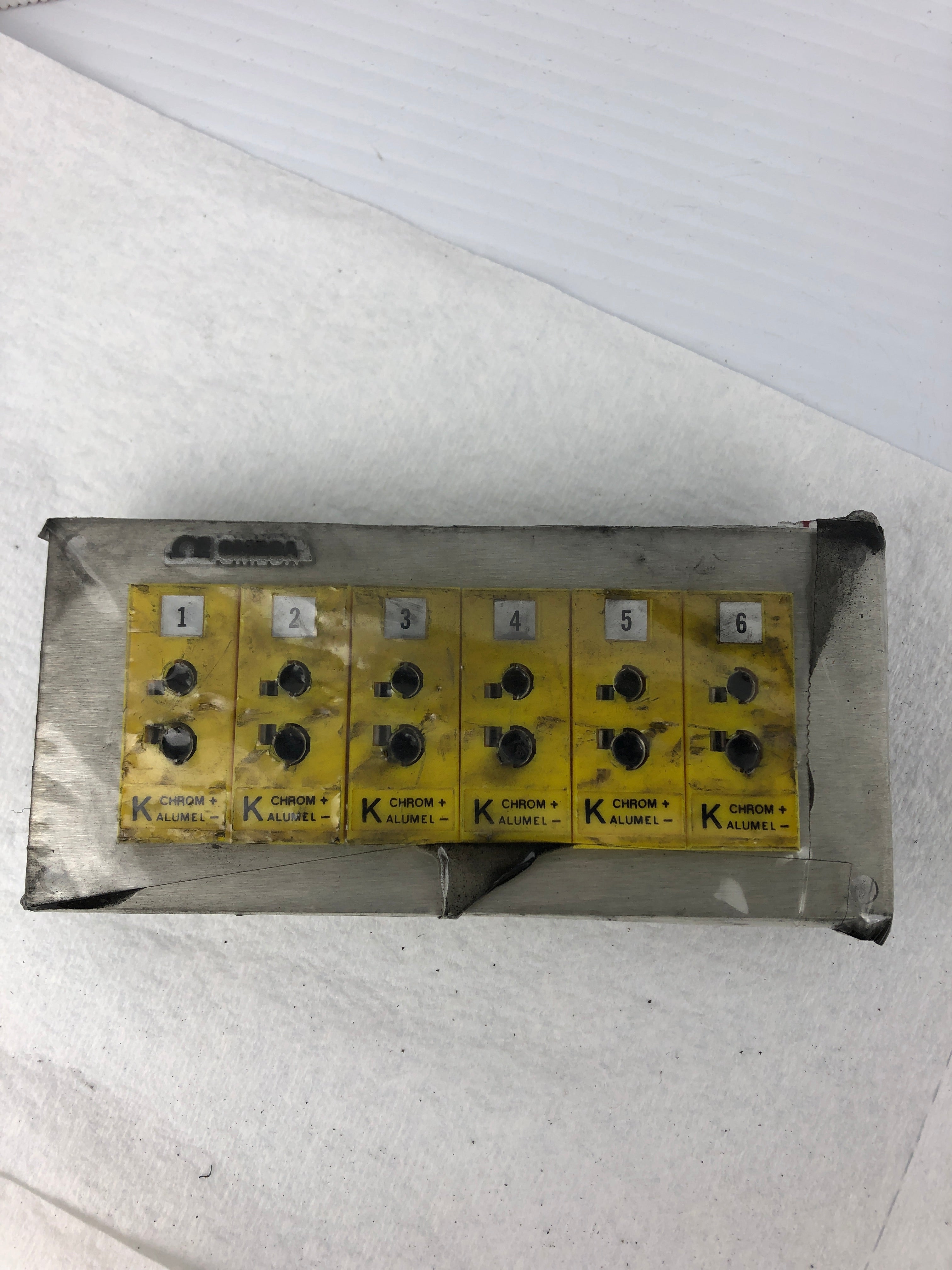 Omega Type K Terminal Connector Plug Panel