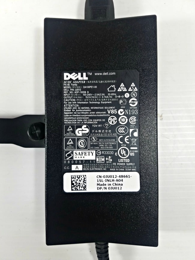 Set of 5 Dell AC/DC Adapter PA-4E Laptop Power Cord Charger DA130PE1-00 JU012