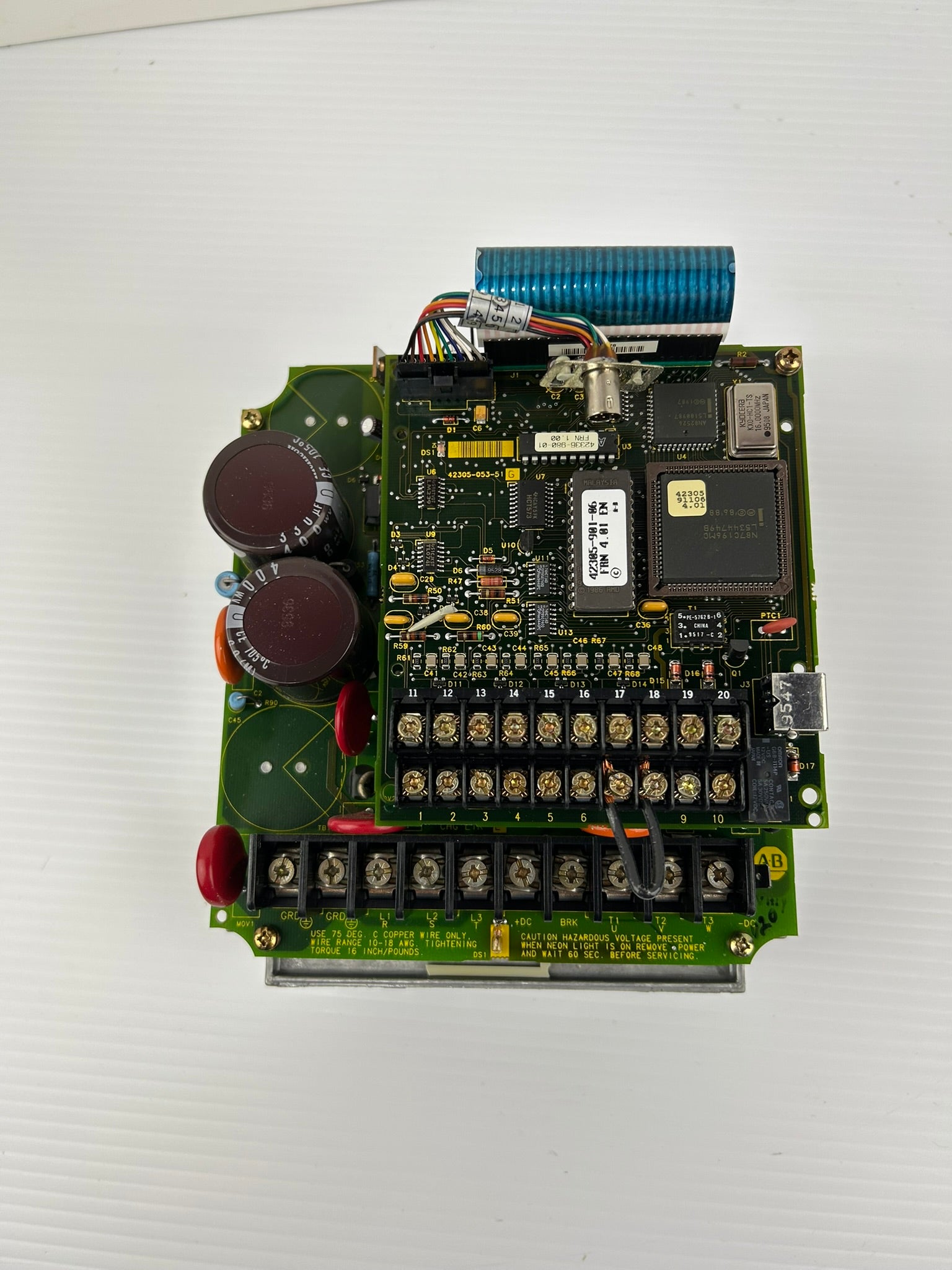 Allen-Bradley 1305-BA03A Drive Series A 0.75kW/1HP - Missing Top Cover