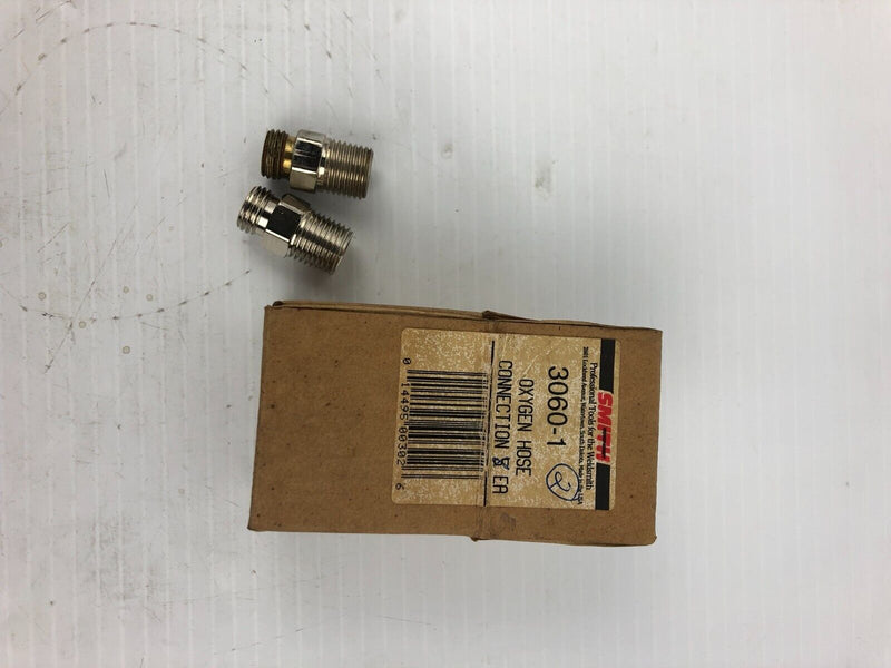 Smith 3060-1 Oxygen Hose Connectors - Lot of 2