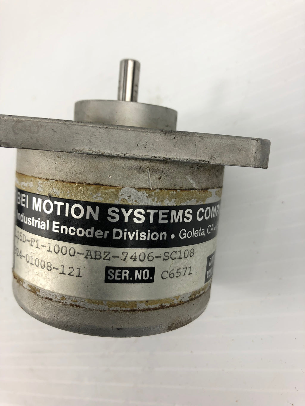 BEI Motion Systems Company Encoder L25D-F1-1000-ABZ-7406-SC108 924 ...