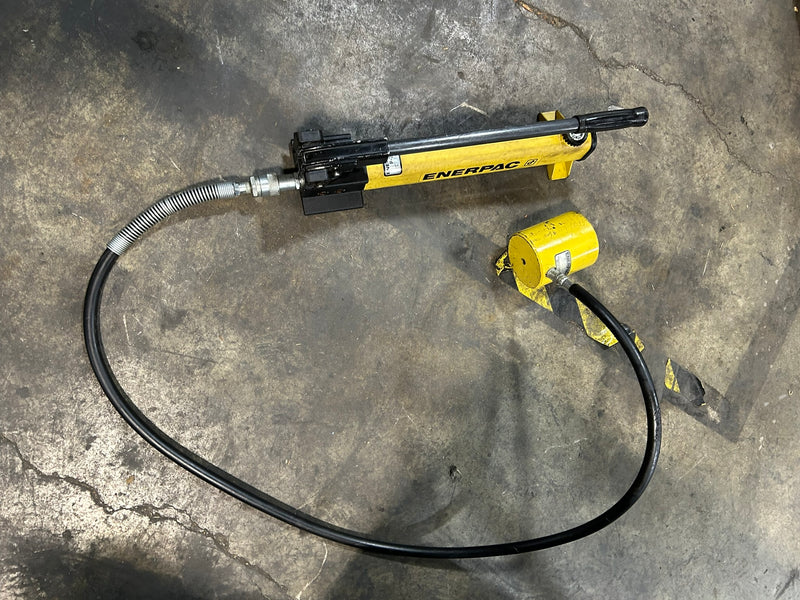 Enerpac RCS-302 Hydraulic Cylinder with Enerpac P-391 Hydraulic Hand Pump