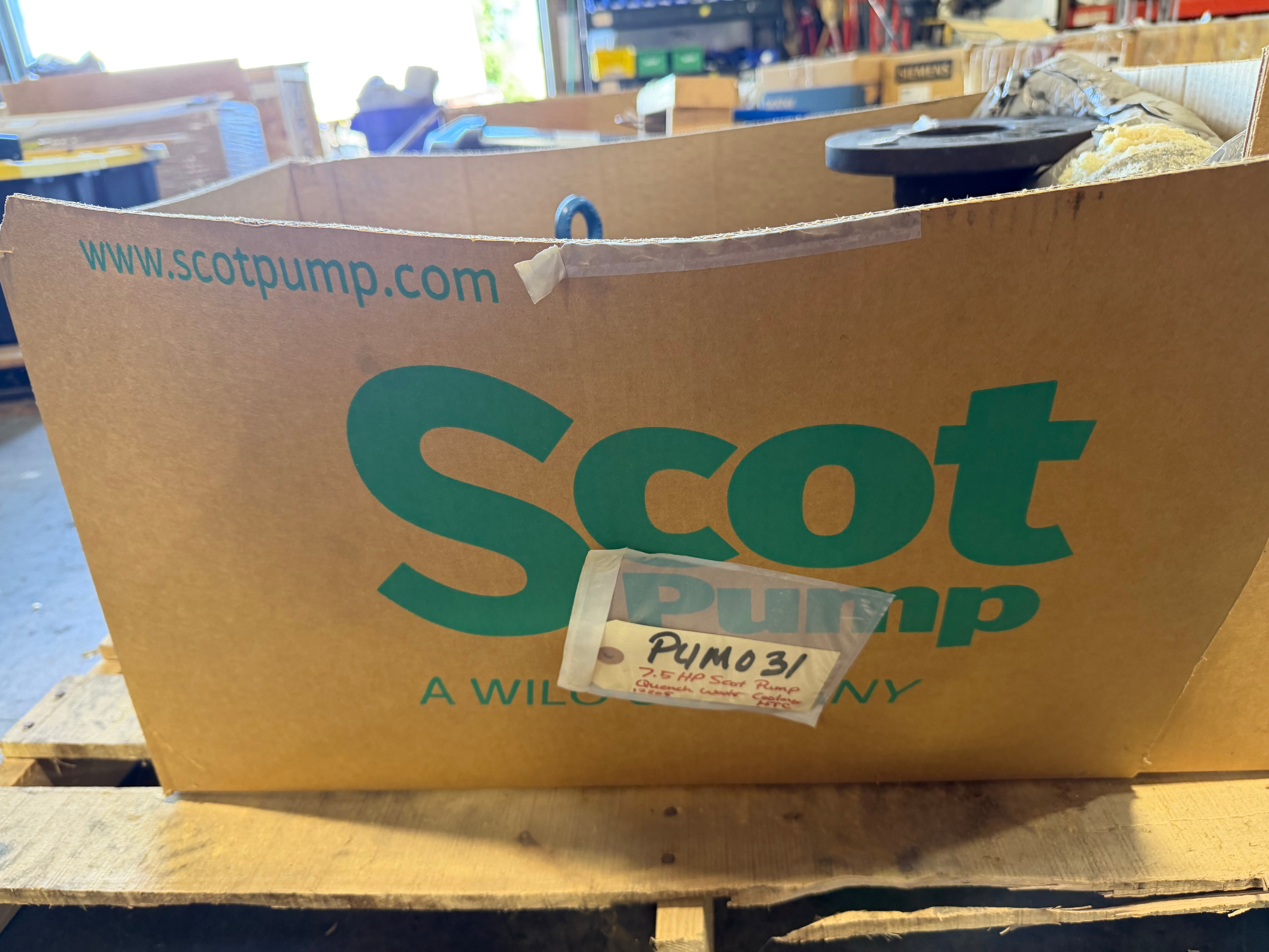 Scot Pump 3091K627W 7.5HP Centrifugal Pump 230/460V 3PH WEG 182/4JM NEW